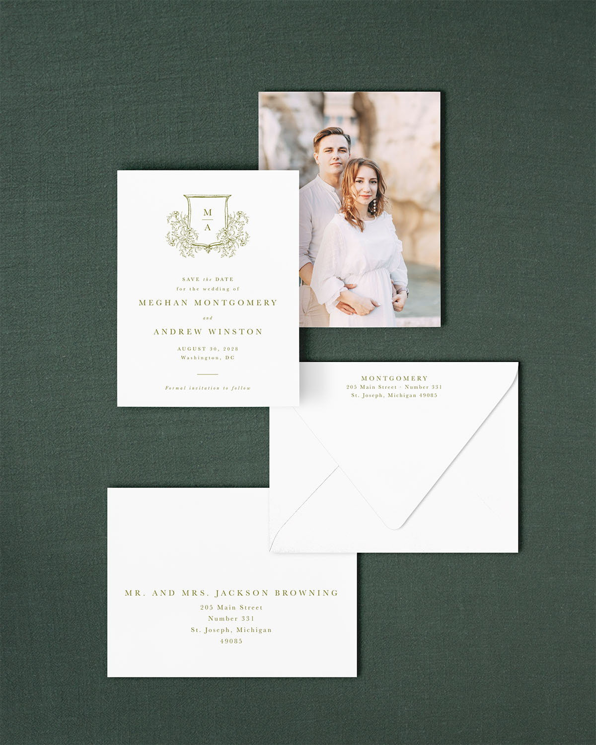 The District Collection | Classic Save the Date Card