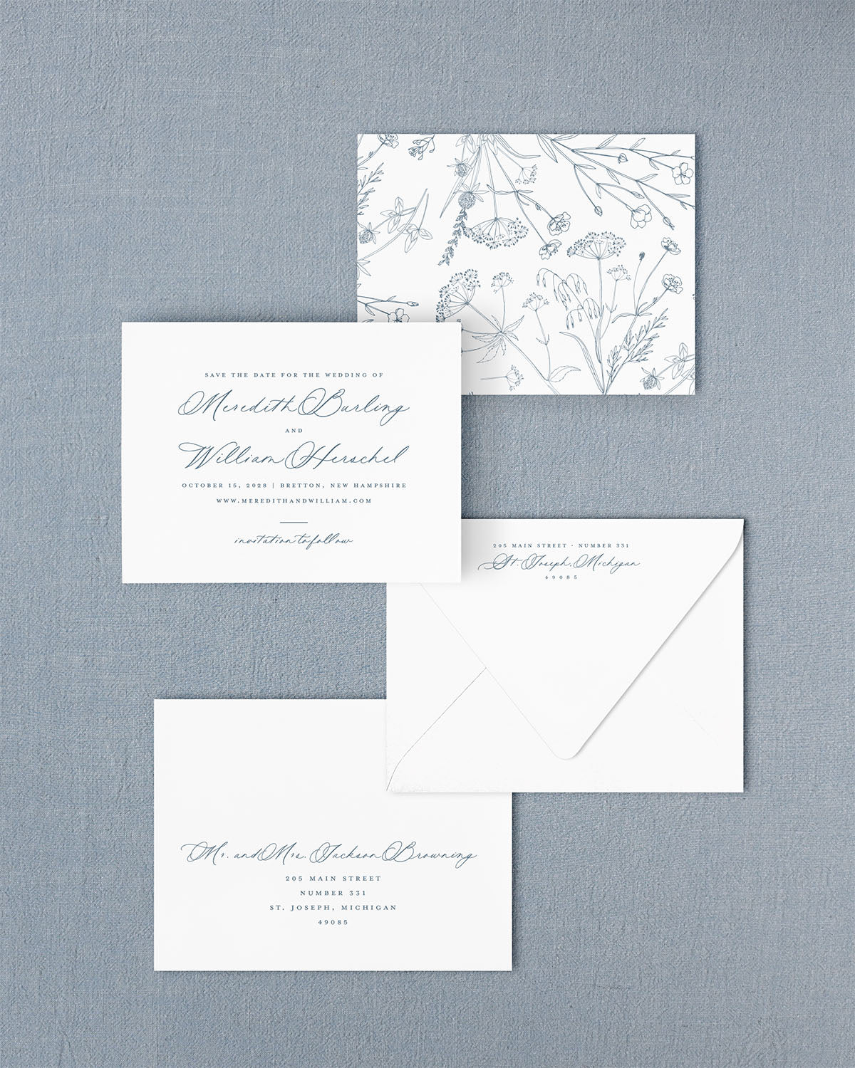 The Summit Collection | Classic Save the Date Card
