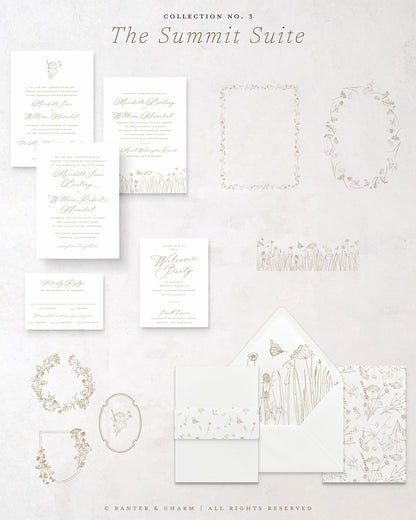The Summit Collection | Wedding Invitation Suite