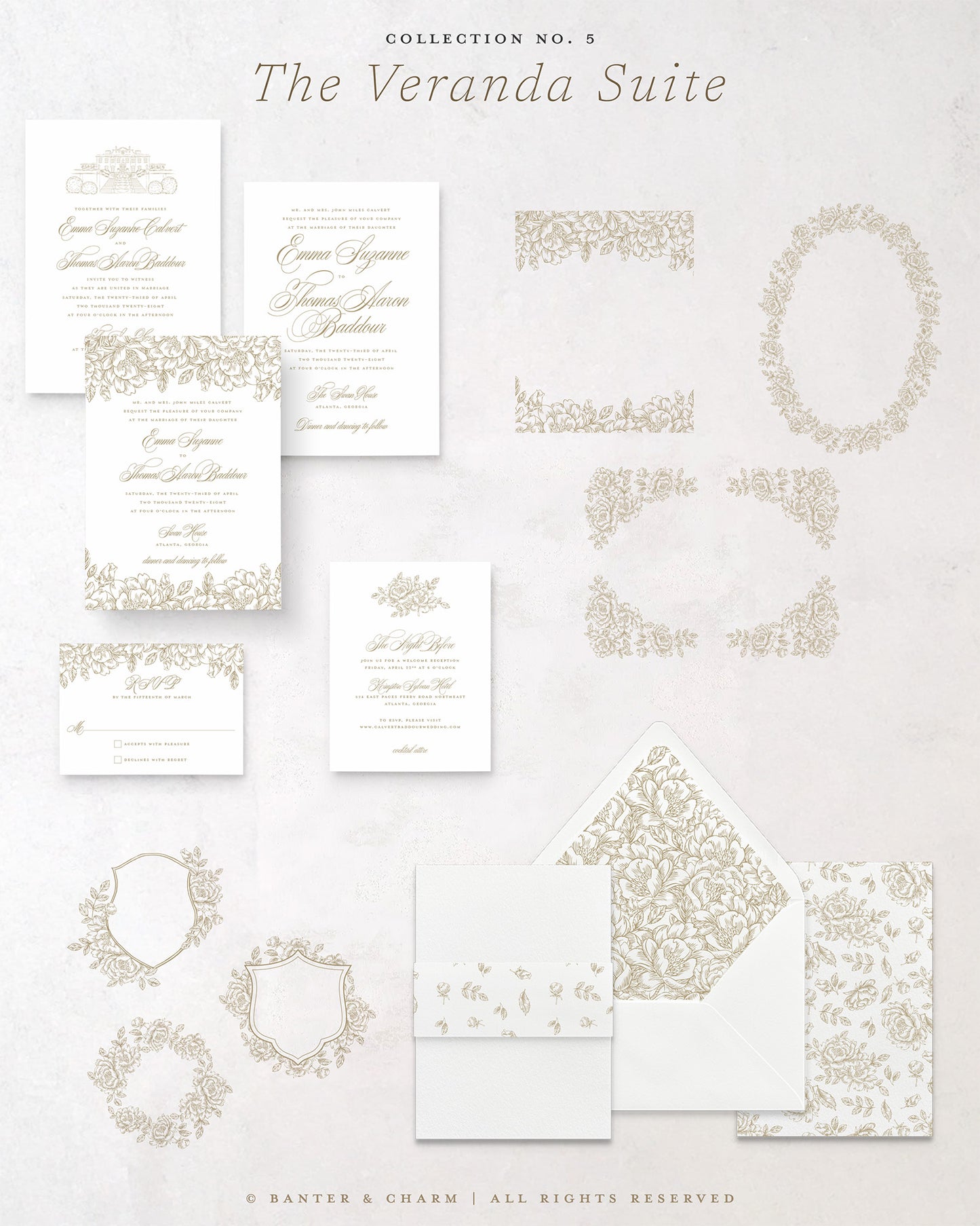 The Veranda Collection | Wedding Invitation Suite