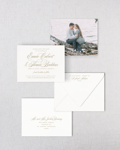 The Veranda Collection | Classic Save the Date Card