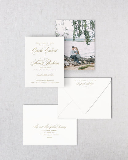 The Veranda Collection | Classic Save the Date Card