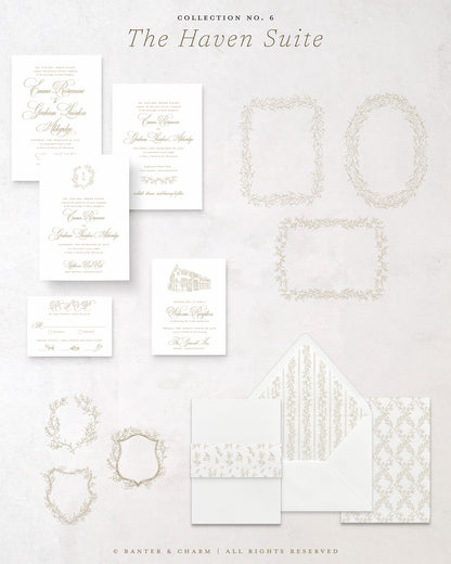The Haven Collection | Wedding Invitation Suite