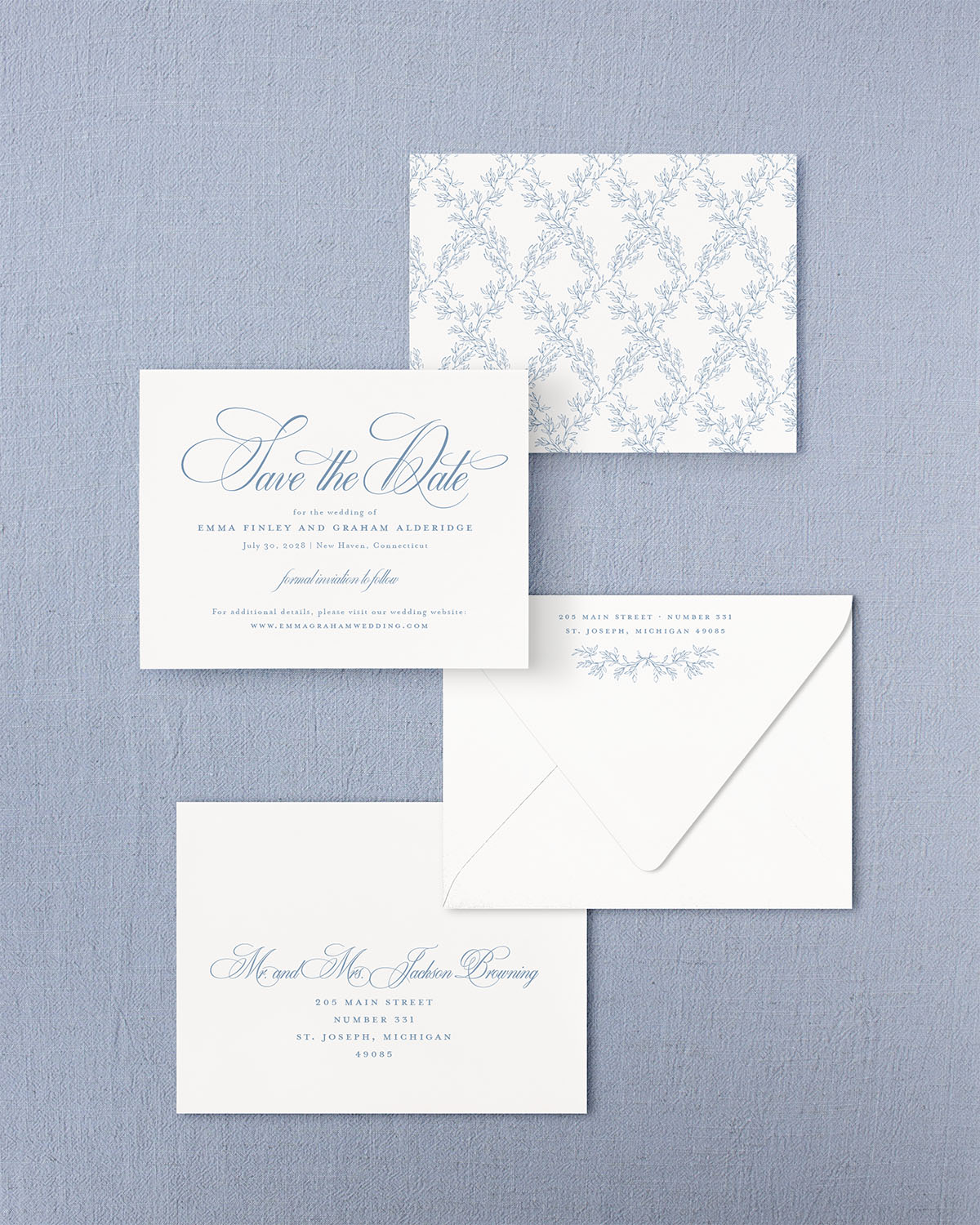 The Haven Collection | Classic Save the Date Card