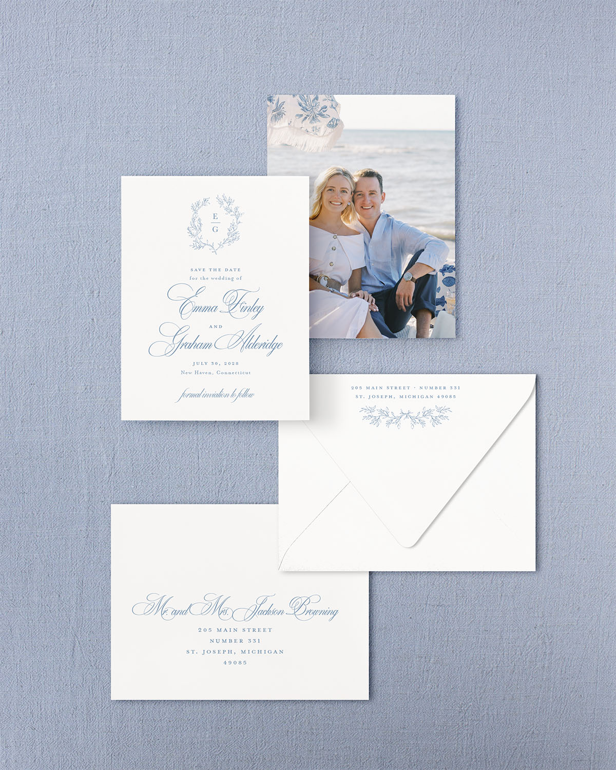 The Haven Collection | Classic Save the Date Card