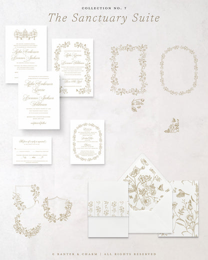The Sanctuary Collection | Wedding Invitation Suite