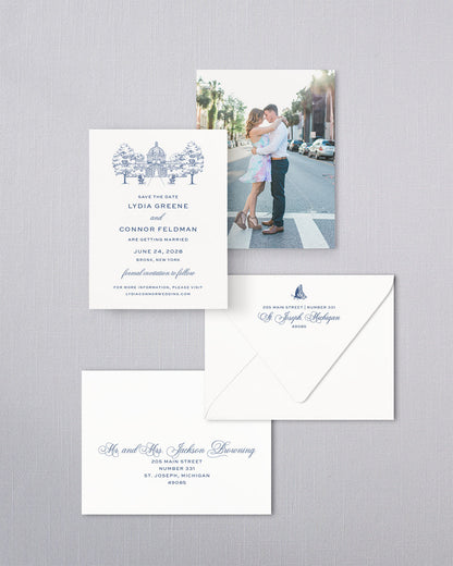 The Sanctuary Collection | Classic Save the Date Card