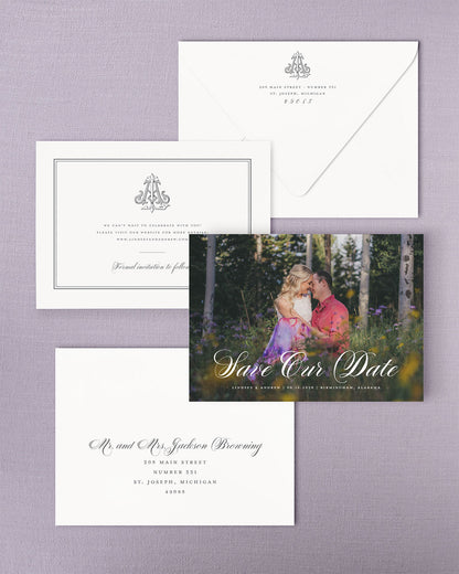 The Classically Collection | Photo Save the Date
