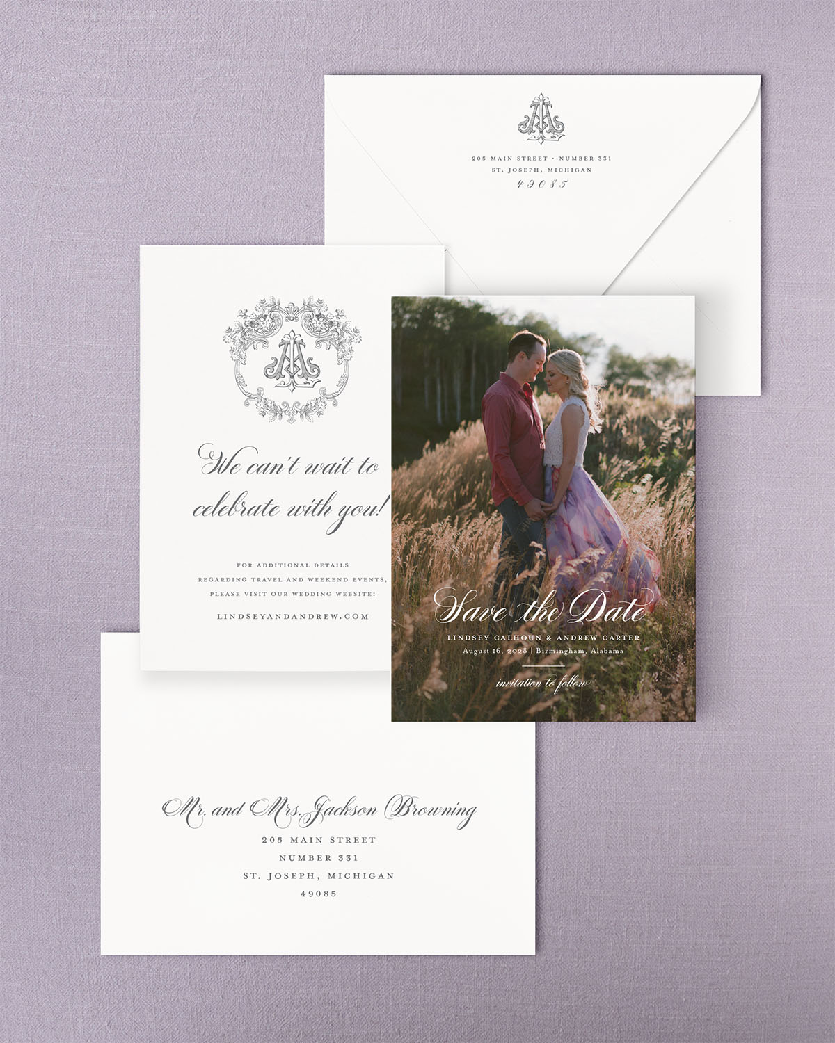 The Classically Collection | Photo Save the Date