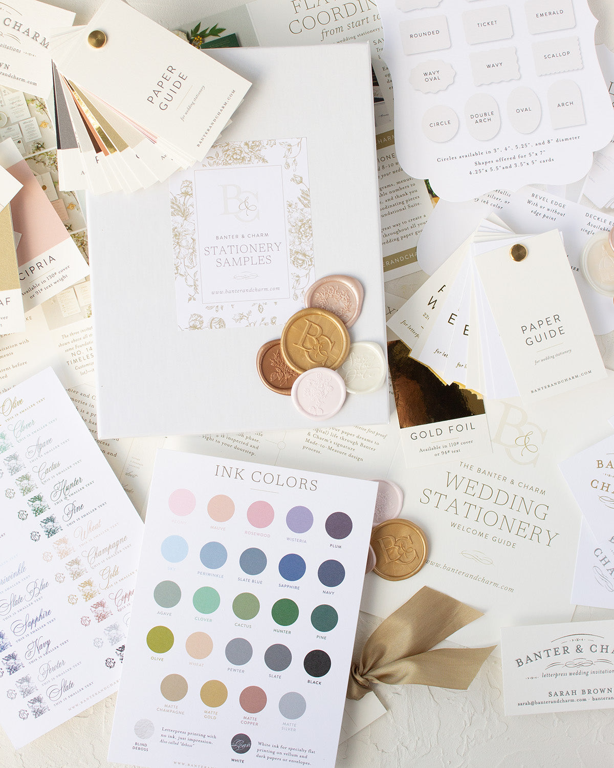 Premium Invitation Sample Box – Banter & Charm